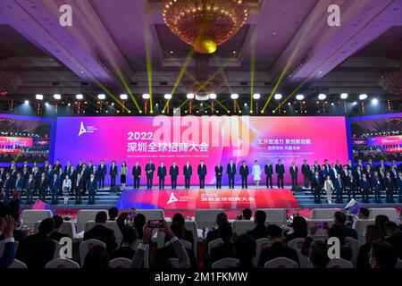 Shenzhen, Provincia di Guangdong in Cina. 9th Dec, 2022. La 2022 Shenzhen Global Investment Promotion Conference si tiene a Shenzhen, nella provincia del Guangdong, nel sud della Cina, il 9 dicembre 2022. Credit: Liang Xu/Xinhua/Alamy Live News Foto Stock