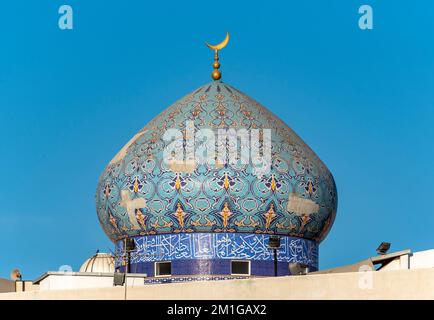 Cupola di Masjid al Rasool al A'dham (Moschea al Lawati), Muttrah, Muscat, Oman Foto Stock