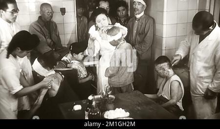 Hiroshima nel 1946 - un anno dopo la bomba atomica. Foto Stock