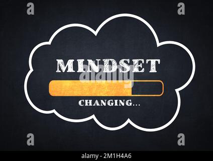 Cambiare la mentalità Foto Stock