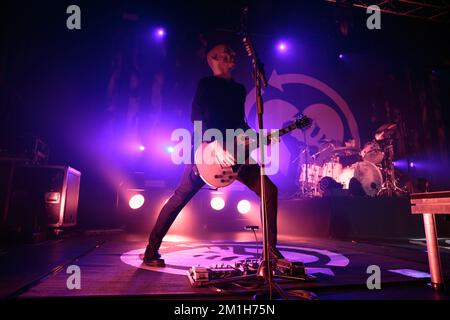 Rise Against Live at Manchester Academy UK, 22nd novembre 2022. Foto Stock