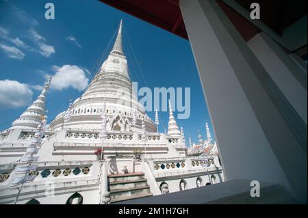 Phra Samut Chedi è un importante evento annuale a Samut Prakan Provice in mezzo alla Thailandia. Foto Stock