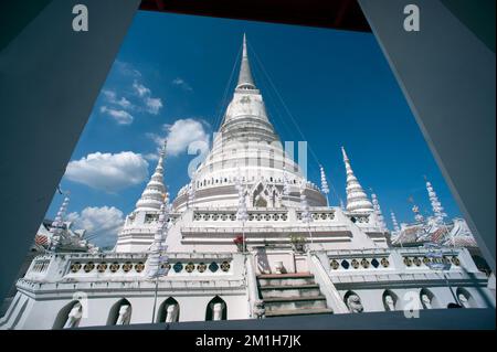 Phra Samut Chedi è un importante evento annuale a Samut Prakan Provice in mezzo alla Thailandia. Foto Stock