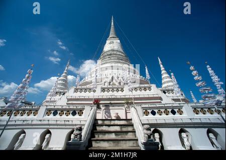 Phra Samut Chedi è un importante evento annuale a Samut Prakan Provice in mezzo alla Thailandia. Foto Stock