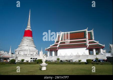 Phra Samut Chedi è un importante evento annuale a Samut Prakan Provice in mezzo alla Thailandia. Foto Stock