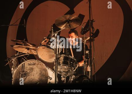 Rise Against Live at Manchester Academy UK, 22nd novembre 2022. Foto Stock