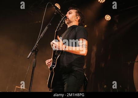 Rise Against Live at Manchester Academy UK, 22nd novembre 2022. Foto Stock
