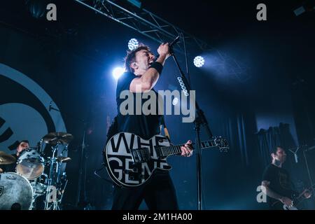 Rise Against Live at Manchester Academy UK, 22nd novembre 2022. Foto Stock