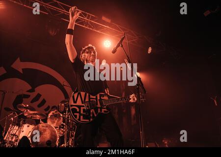 Rise Against Live at Manchester Academy UK, 22nd novembre 2022. Foto Stock