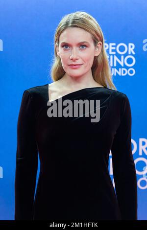 12 dicembre 2022, Madrid, Madrid, Spagna: Rachel Keller partecipa a â€˜Un uomo chiamato Ottoâ€™ Premiere al Capitol Cinema il 12 dicembre 2022 a Madrid, Spagna (Credit Image: © Jack Abuin/ZUMA Press Wire) Foto Stock