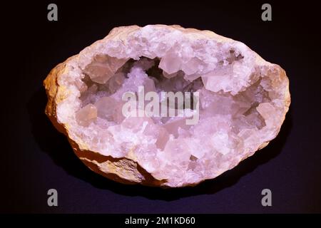 minerale celestino bianco Foto Stock