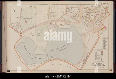 Atlante di Dorchester, West Roxbury e Brighton, città di Boston : Plate 40 , Real Property, Massachusetts, Boston, Mappe, Proprietari terrieri, Massachusetts, Boston, Mappe, Brighton Boston, S. Messa, Mappe Norman B. Leventhal Map Center Collection Foto Stock