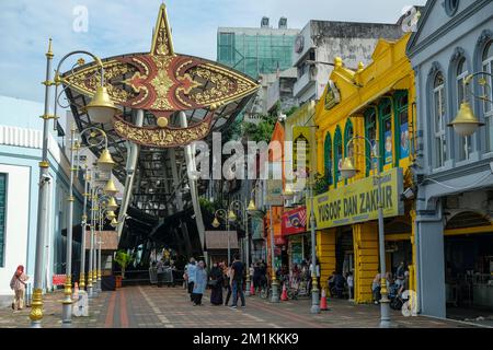 Kuala Lumpur, Malesia - 2022 ottobre: Viste del mercato centrale a Kuala Lumpur il 29 ottobre 2022 in Malesia. Foto Stock