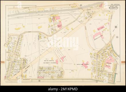 Atlante della città di Boston, Boston propriamente detta e Roxbury : Plate 34 , Boston Mass., Mappe, Real Property, Massachusetts, Boston, Mappe, proprietari terrieri, Massachusetts, Boston, Maps, Roxbury Boston, Mass., Maps Norman B. Leventhal Map Center Collection Foto Stock