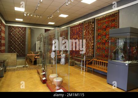 Museo delle Arti applicate (ex casa di Alexander Polovtsev), Rakatboshi Street, Tashkent meridionale, Provincia di Tashkent, Uzbekistan, Asia centrale Foto Stock