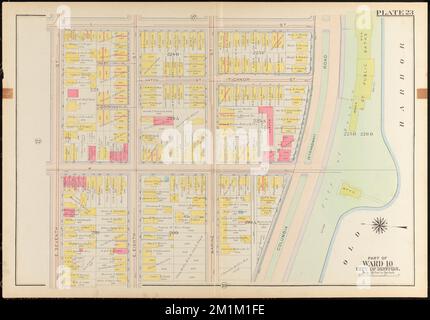 Atlante della città di Boston, South Boston : Plate 23 , Boston Mass., Mappe, Real Property, Massachusetts, Boston, Mappe, proprietari terrieri, Massachusetts, Boston, Mappe Norman B. Leventhal Map Center Collection Foto Stock