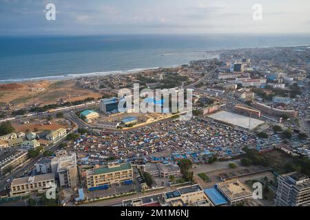 Aeroporto del centro città di Accra, Ghana Foto Stock