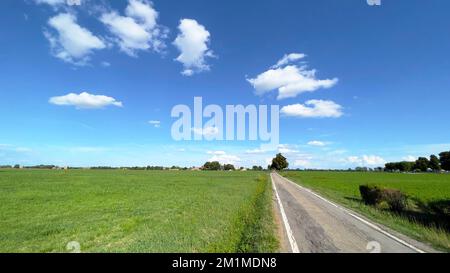 Paesaggio della campagna emiliana Foto Stock