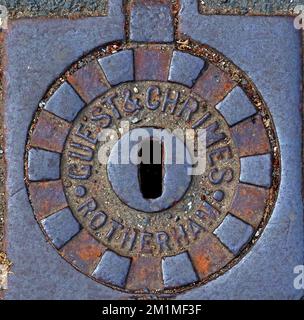 Guest & Chrimes Rotherham, South Yorkshire, copertura in ferro, Don Street, Inghilterra, REGNO UNITO Foto Stock