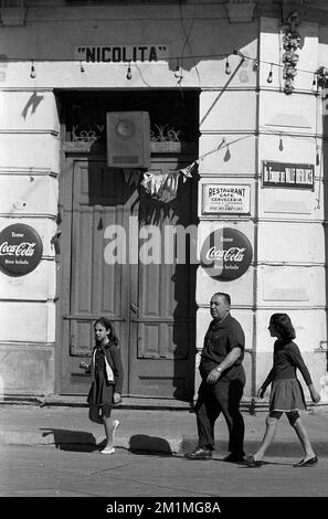 La Boca, quartiere di Buenos Aires, Argentina, circa 1960 Foto Stock