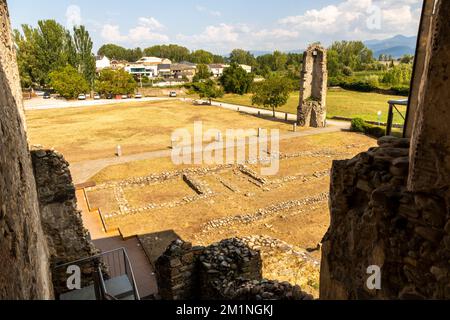 All'interno del Palazzo reale del Monastero di Santa Maria di Carracedo, Spagna Foto Stock