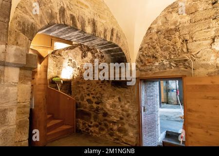 All'interno del Palazzo reale del Monastero di Santa Maria di Carracedo, Spagna Foto Stock