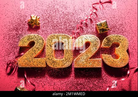 Felice anno nuovo 2023 Foto Stock