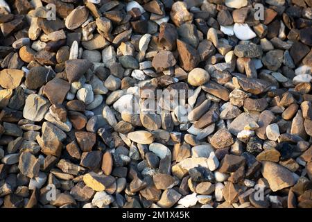 costruzione di pietra frantumata Foto Stock