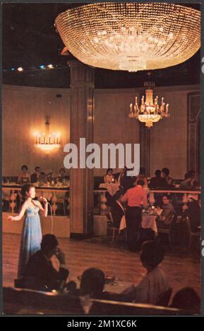 The Blue Room, Fairmont Roosevelt Hotel, New Orleans, Louisiana 70140 , Alberghi, Tichnor Brothers Collection, cartoline degli Stati Uniti Foto Stock