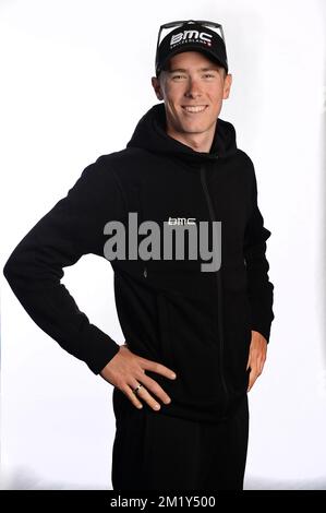 20150526 - BORNEM, BELGIO: L'australiano Rohan Dennis del BMC Racing Team nella foto durante la presentazione delle squadre per la gara ciclistica di Baloise Belgium Tour, martedì 26 maggio 2015 a Bornem. FOTO DI BELGA DAVID STOCKMAN Foto Stock