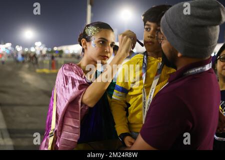 Lusail, Qatar. 13th Dec, 2022. General view Football/Soccer : Coppa del mondo FIFA Qatar 2022 incontro semifinale tra Argentina 3-0 Croazia al Lusail Stadium di Lusail, Qatar . Credit: Naoki Morita/AFLO SPORT/Alamy Live News Foto Stock