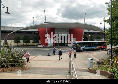 Basingstoke, Regno Unito - Settembre 2022: Il centro commerciale Malls, una grande destinazione di vendita al dettaglio a uso misto. Foto Stock