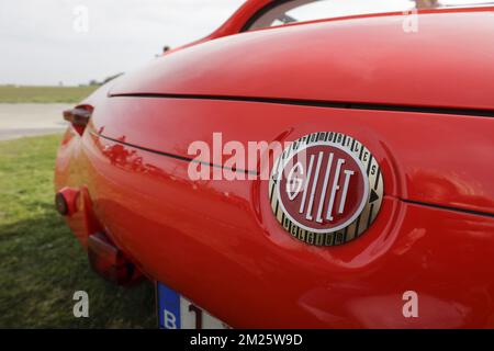 L'immagine mostra una vettura Vertigo durante una visita del re al produttore di auto Gillet, martedì 14 marzo 2017 a Gembloux. FOTO DI BELGA THIERRY ROGE Foto Stock