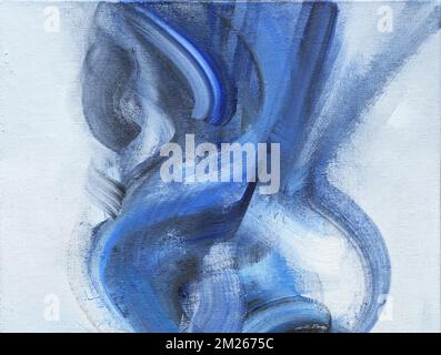 Dettagli tratti da un'opera personale, che contempla la possibilità di suggerire una scultura astratta, per poi scoprire un profilo alieno molto lunatico nell'ozio. Foto Stock