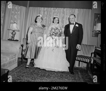 Baker, Elaine D. Matthews , spose, famiglie, matrimoni. Collezione Leon Abdalian Foto Stock