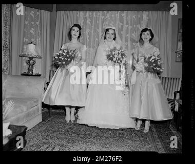 Baker, Elaine D. Matthews , Brides, Bridesmaids, matrimoni. Collezione Leon Abdalian Foto Stock