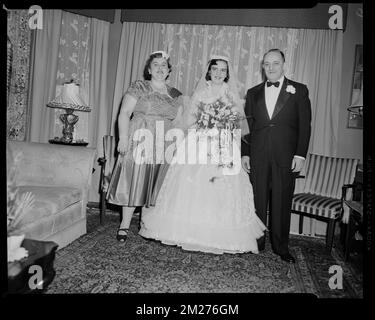 Baker, Elaine D. Matthews , spose, famiglie, matrimoni. Collezione Leon Abdalian Foto Stock