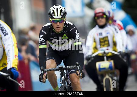 Belga Serge Pauwels del Team Dimension Data raffigurato in azione durante la 19th edizione della gara ciclistica 'Na-Tour Dernycriterium', mercoledì 02 agosto 2017 ad Anversa. La gara fa parte dei tradizionali 'criteriums', gare locali in cui si gareggiano principalmente ciclisti che cavalcavano il Tour de France. BELGA FOTO KRISTOF VAN ACCOM Foto Stock