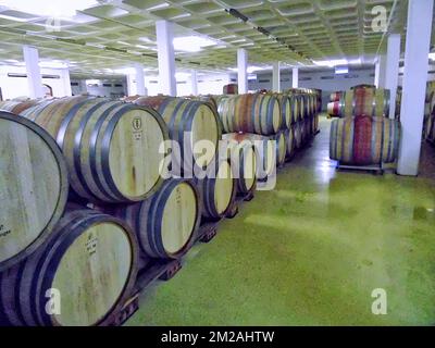 Barrique | Tonneau de vin 31/07/2017 Foto Stock