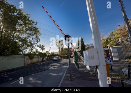 Passaggio di livello | passaggio à niveau 22/12/2017 Foto Stock