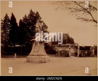 Corfù, monumento al generale v.d. Schulenburg eretto dai veneziani , Monumenti & Memoriali, Schulenburg, Matthias Johann, Graf von der, 1661-1747. Collezione Nicholas Catsimpoolas Foto Stock