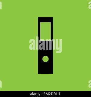 File Icon isolated. Office Concept. - Vector . Vector illustration Illustrazione Vettoriale