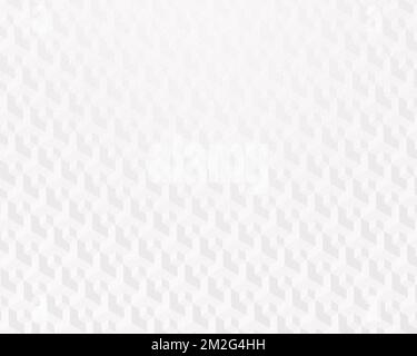 Ripetizione del motivo di 3D cubi bianchi su uno sfondo di carta testurizzata. Sfondo geometrico astratto full frame ad alta risoluzione con effetto luce. Foto Stock