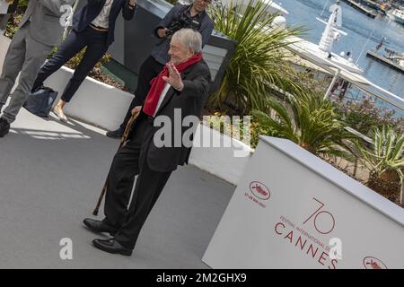 Regista Claude Lanzmann al Festival di Cannes del 2017 | le réalisteur Claude Lanzmann au Festival de Cannes en 2017 19/05/2017 Foto Stock