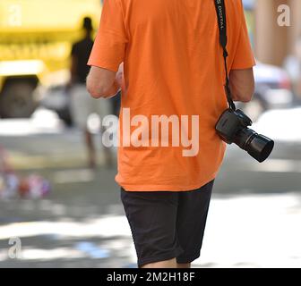 Fotografia in azione | Photographe en azione 10/07/2018 Foto Stock