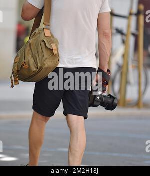 Fotografia in azione | Photographe en azione 10/07/2018 Foto Stock