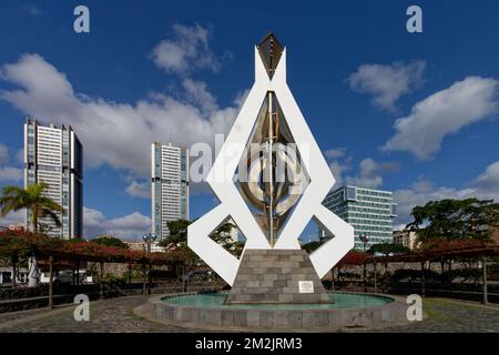 Parque Marítimo César Manrique presso il centro di Santa Cruz de Tenerife Foto Stock