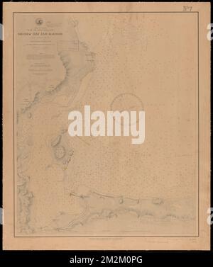 Dominion of Canada, Gulf of Saint Lawrence, Shediac Bay and Harbor (New Brunswick) : da un sondaggio britannico nel 1885 , carte nautiche, New Brunswick, Shediac Bay, Harbors, New Brunswick, Shediac, Mappe, Shediac Bay N.B., Mappe Norman B. Leventhal Map Center Collection Foto Stock