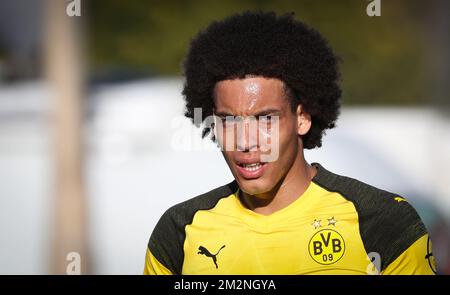 Axel Witsel di Dortmund, nella foto di un amichevole gioco delle squadre tedesche Borussia Dortmund e Fortuna Dusseldorf a Marbella, Spagna, durante il campo invernale, lunedì 07 gennaio 2019. BELGA PHOTO VIRGINIE LEFOUR Foto Stock