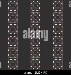 Moderno motivo geometrico senza cuciture. Illustrazione disegnata in digitale. Può essere utilizzato come tessuto tessile o carta da parati, biglietti, inviti, carta decorativa Illustrazione Vettoriale